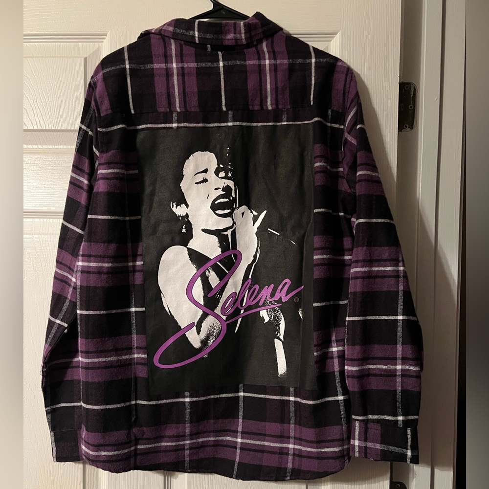 Selena Purple Flannel